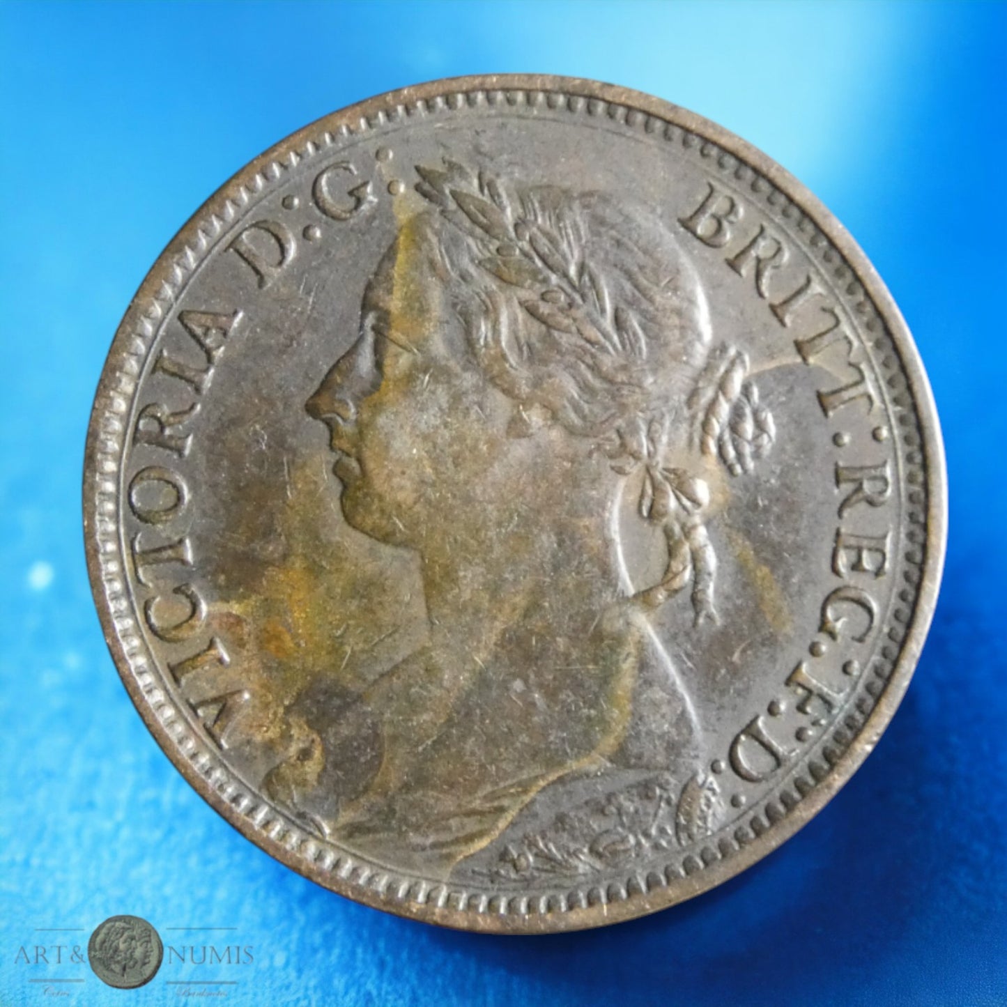 ROYAUME UNI - Farthing 1882 Heaton KM.753