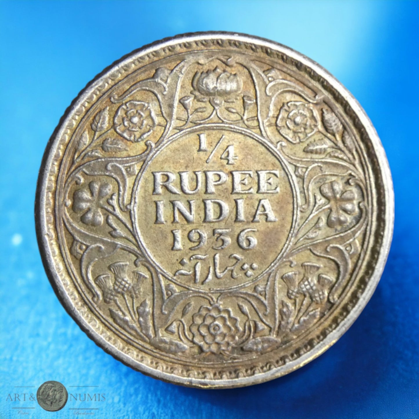 INDES BRITANNIQUES - 1/4 Rupee 1936 Calcutta KM.518
