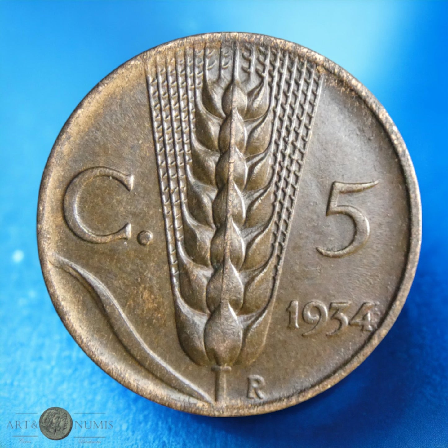 ITALIE - 5 Centesimi 1934 KM.73