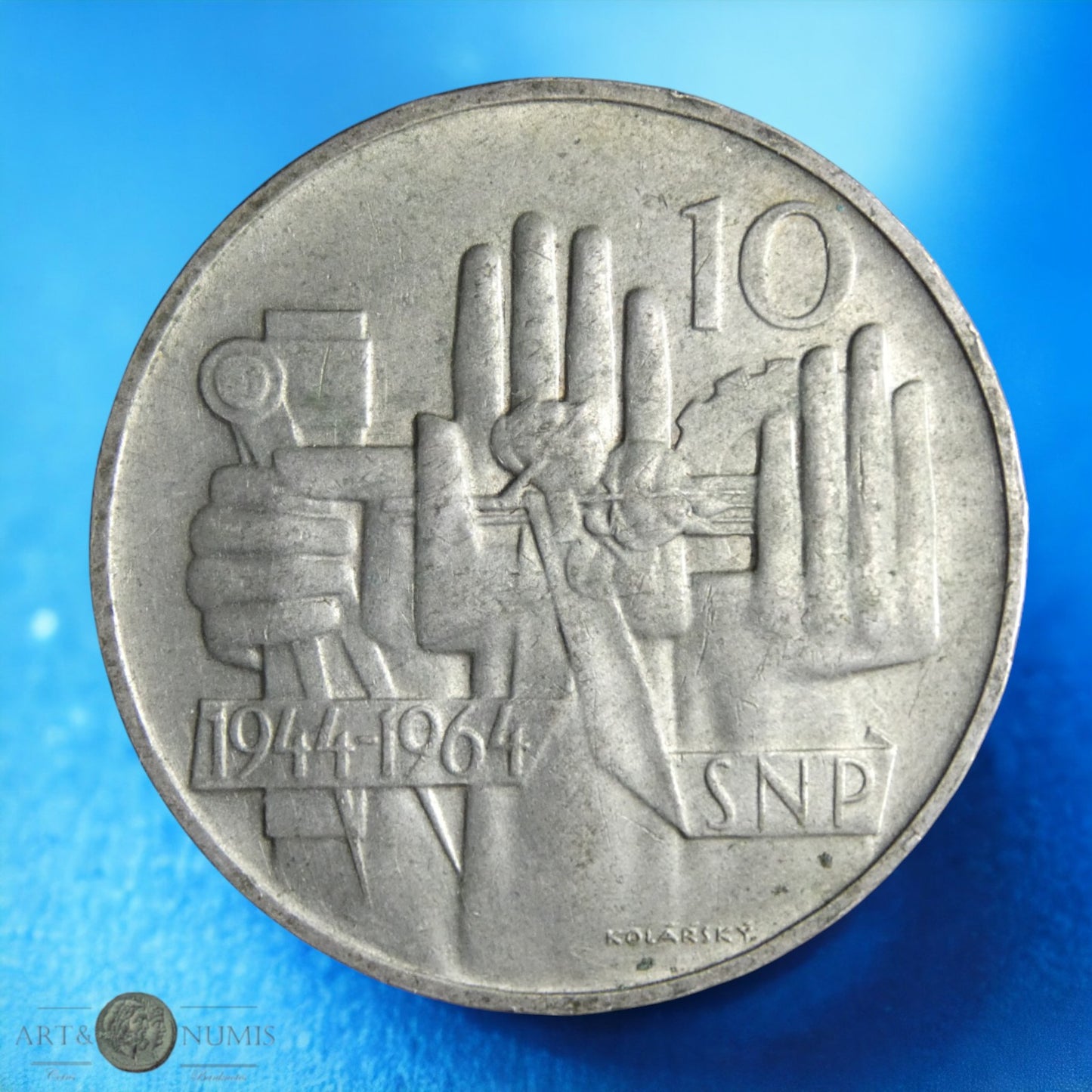 TCHECOSLOVAQUIE - 10 Korun 1964 KM.58