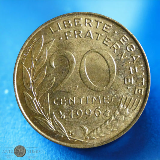 FRANCE - 20 Centimes Lagriffoul 1996 F.156