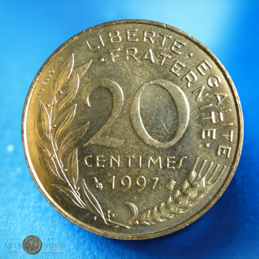 FRANCE - 20 Centimes Lagriffoul 1997 F.156
