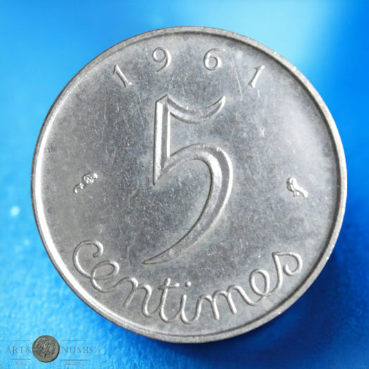 FRANCE - 5 Centimes Epi 1961 F.124