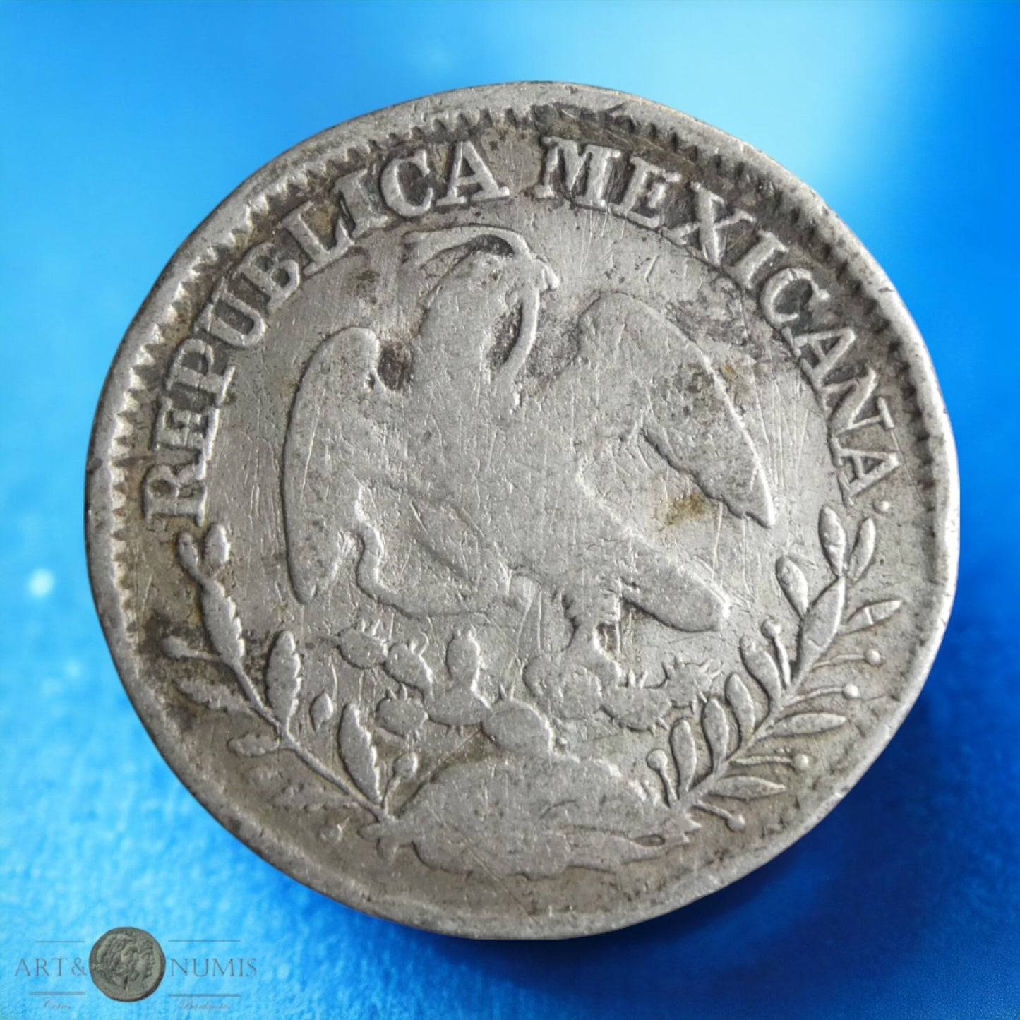 MEXIQUE - 1 Real 1845 Zacatecas KM.372