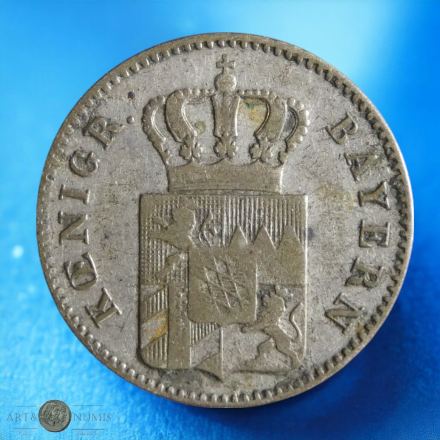 ALLEMAGNE - Bavière - 3 Kreuzer 1855 AKS.85