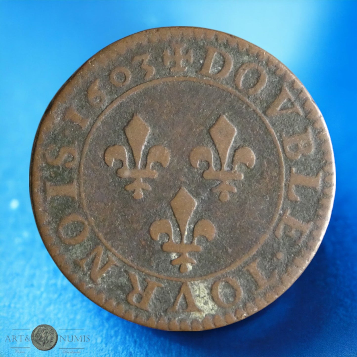 FRANCE - Henri IV - Double Tournois 1603 Paris