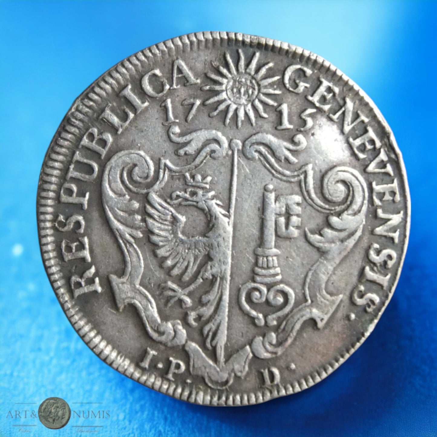 SUISSE - GENEVE - 10 1/2 Sols 1715 HM2-344b