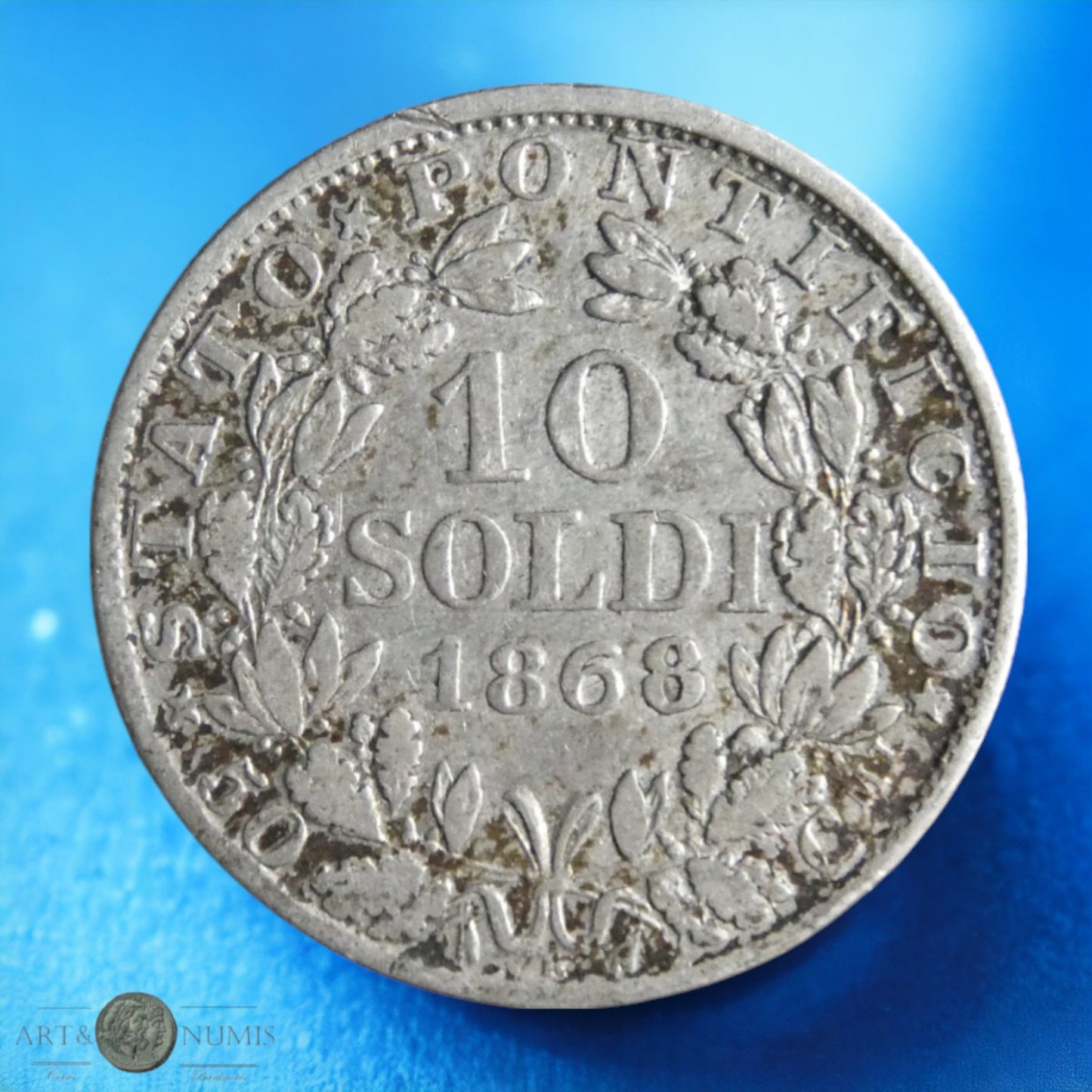 VATICAN - 10 Soldi 1868 KM.1386.1