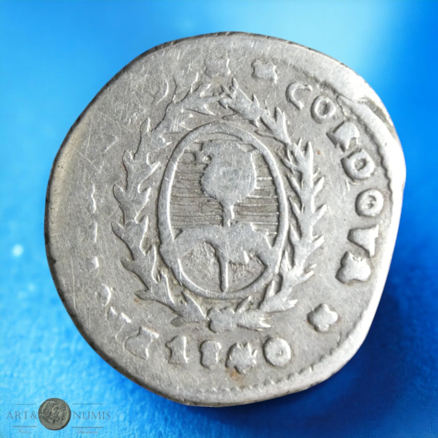 ARGENTINE - CORDOBA - 1 Real 1840 KM.7