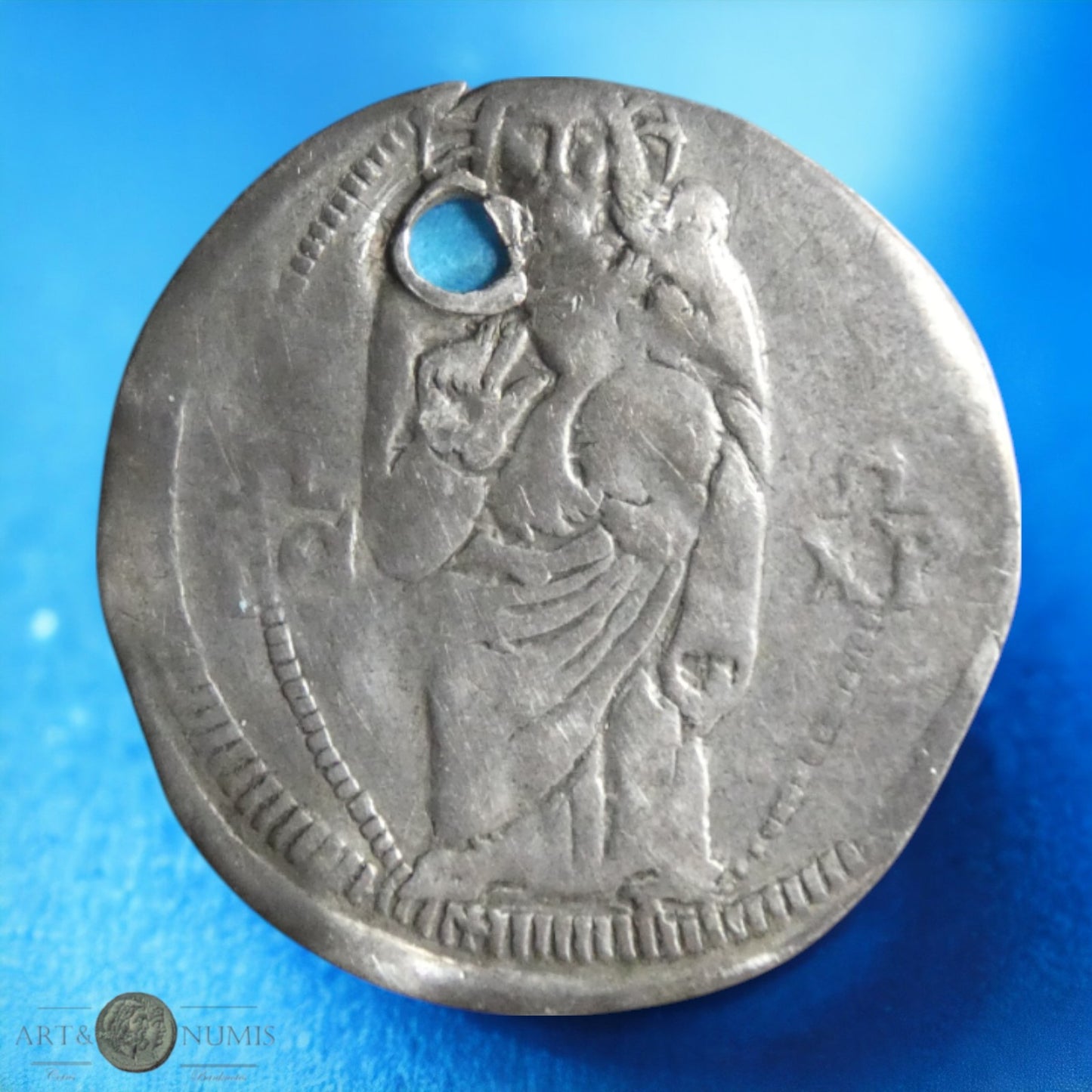 CROATIE - République de Raguse - Denier (1617-1621)