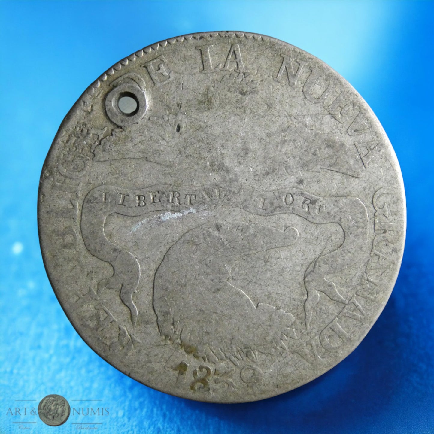 COLOMBIE - Nouvelle Grenade - 8 Reales 1839 KM.98