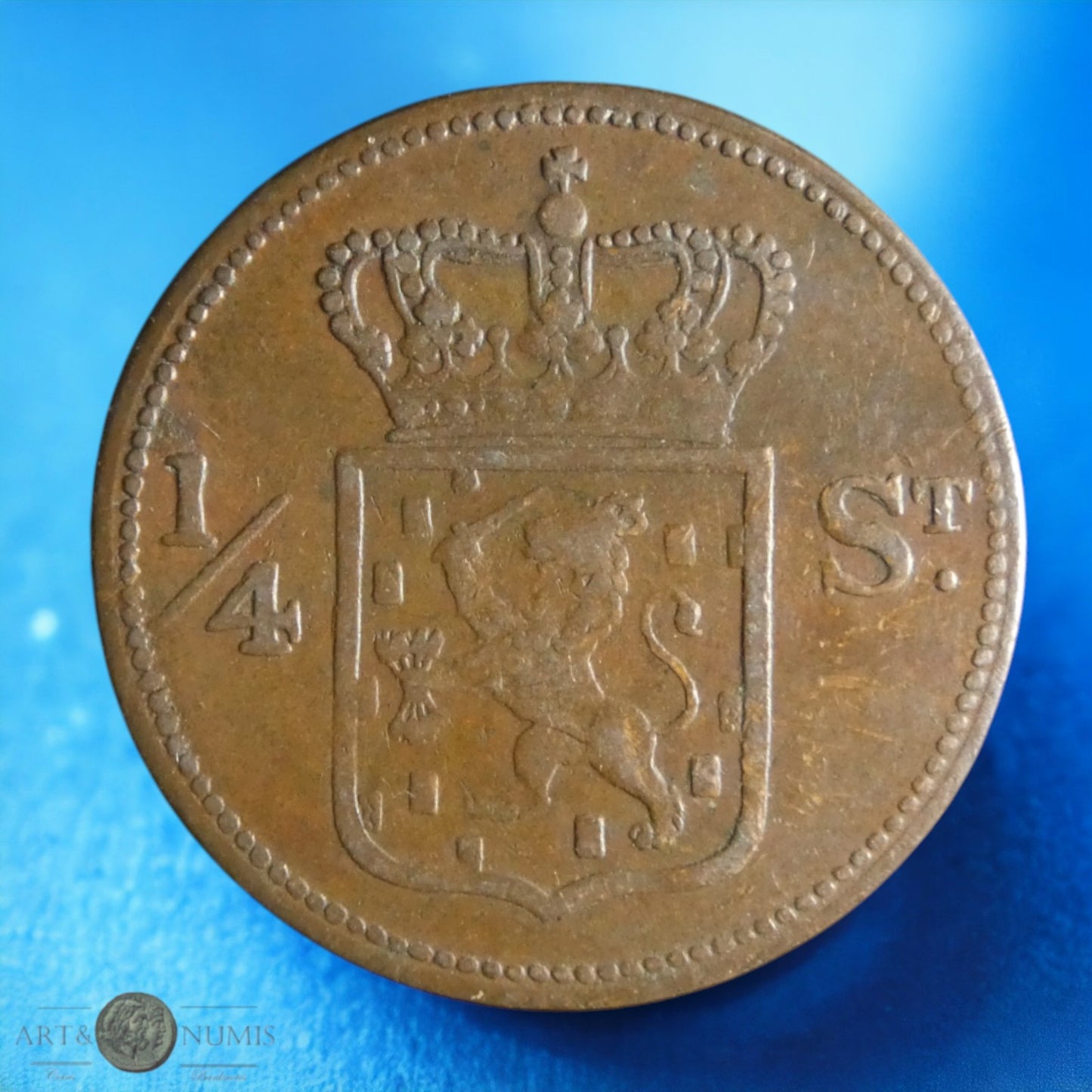 INDES NEERLANDAISES - SUMATRA - 1/4 Stuiver 1826 KM.287