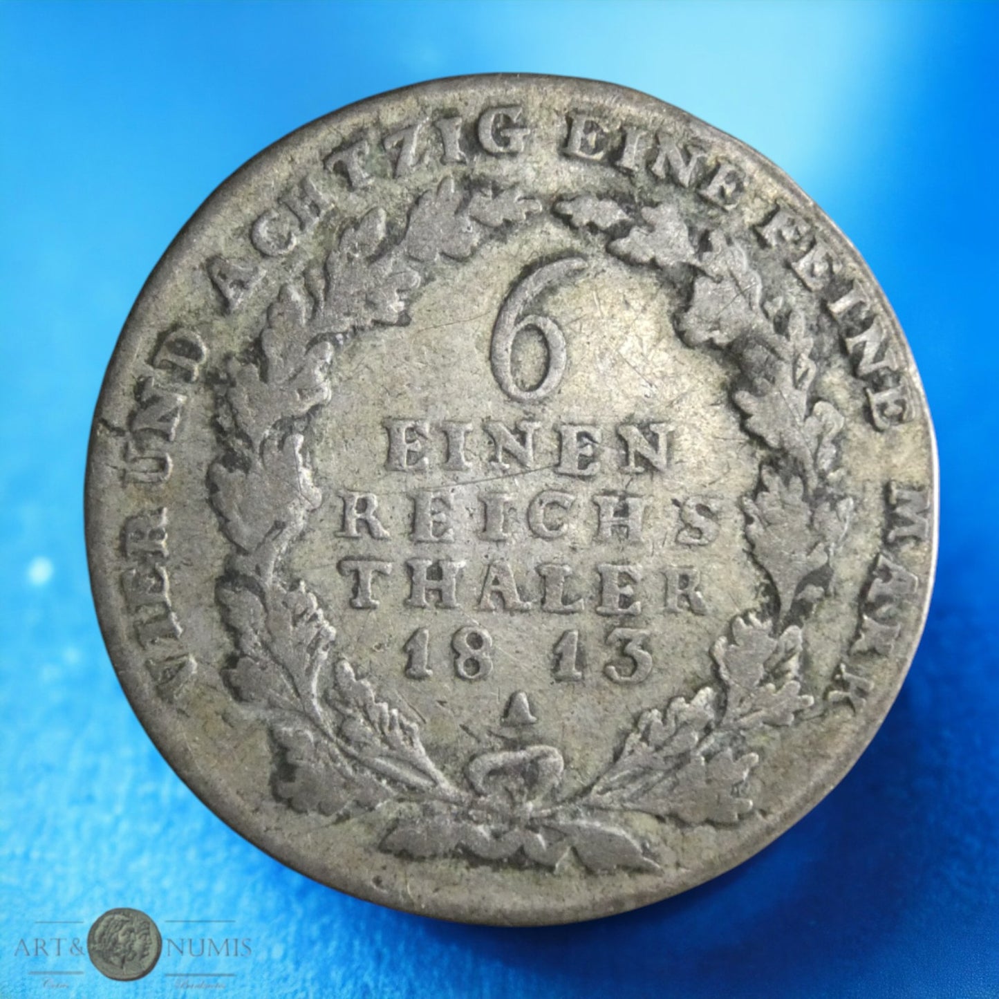 ALLEMAGNE - PRUSSE - 1/6 Thaler 1813 KM.385