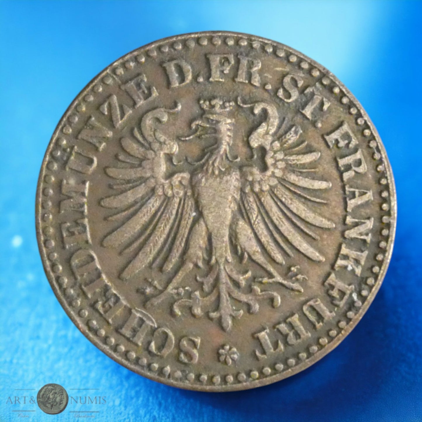 ALLEMAGNE - Francfort - 1 Heller 1861 AKS.35