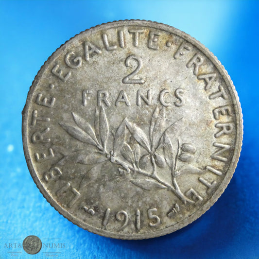 FRANCE - 2 Francs semeuse 1915 F.18