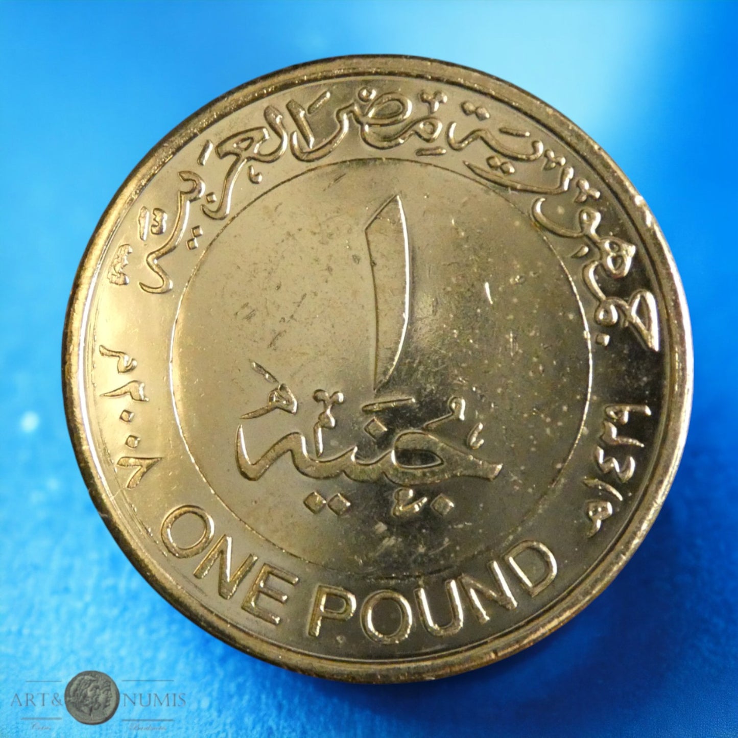 EGYPTE - 1 Pound 2008 Trésors des pharaons Néfertiti KM.425