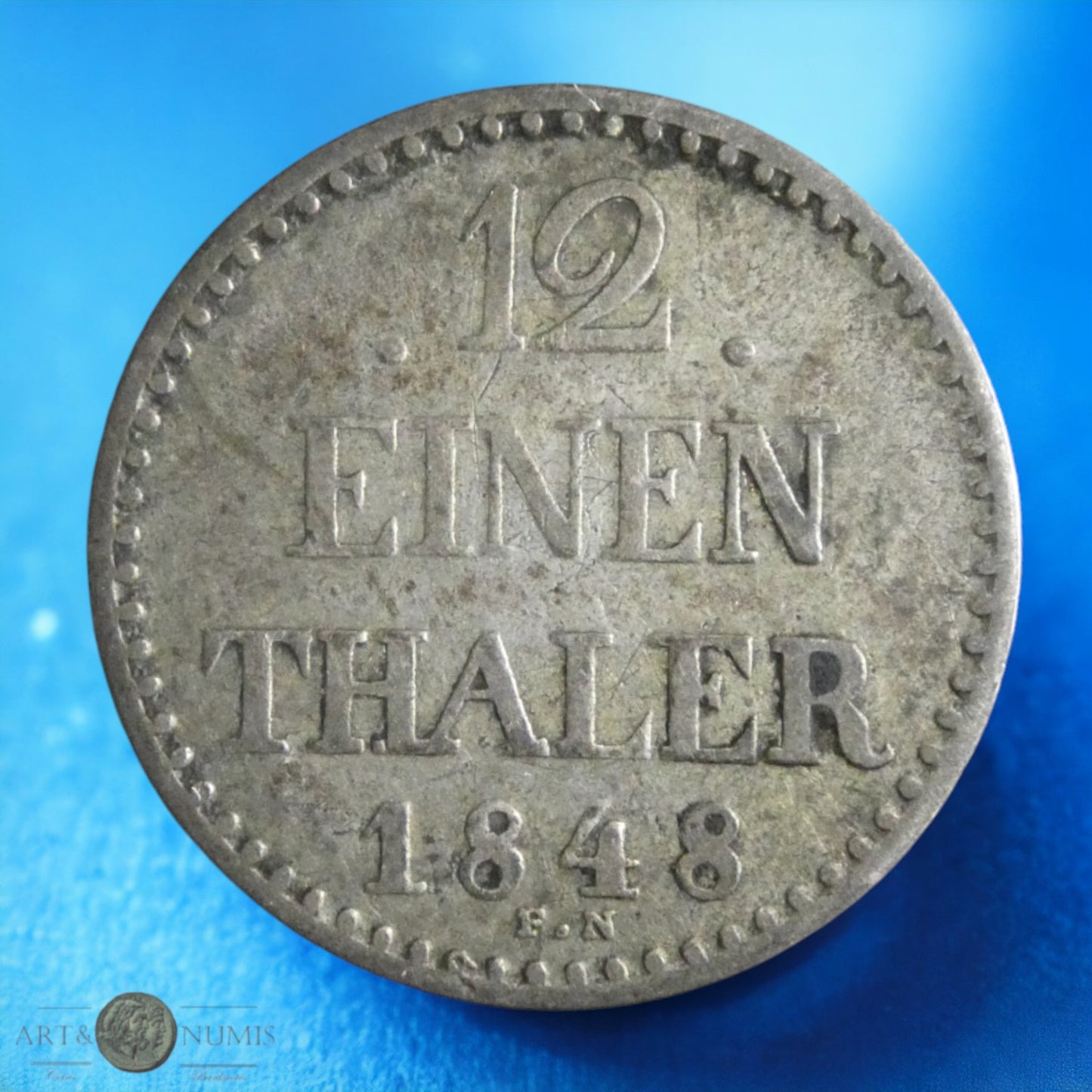 ALLEMAGNE - Mecklenburg-Schwerin - 1/12 Thaler 1848 AKS.41
