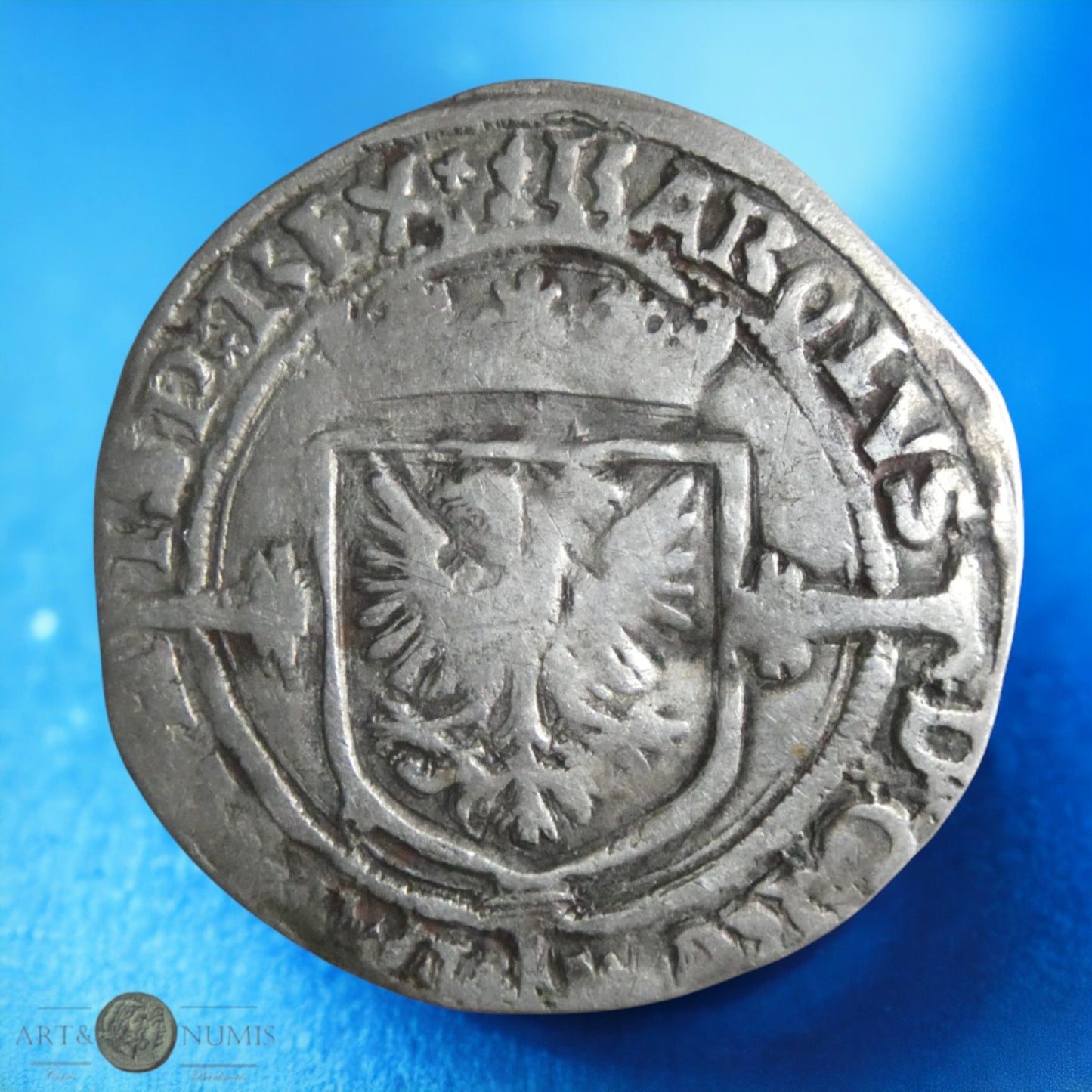 BELGIQUE - FLANDRES - Charles V - 1/2 Réal d'argent, Bruges (1506-1555)