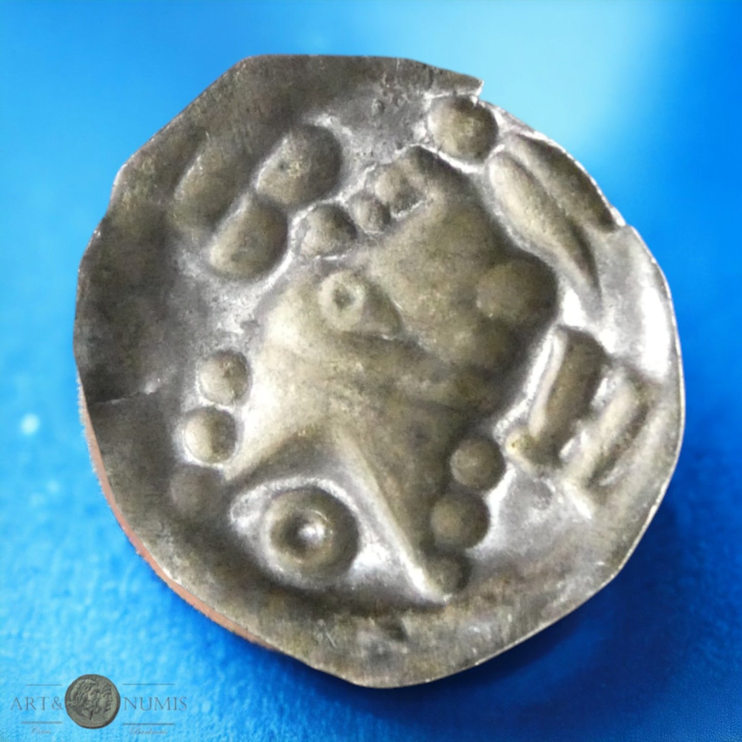 SUISSE - BALE - Johann II Senn de Münsingen - Pfennig ou Brakteat (1340-1344)
