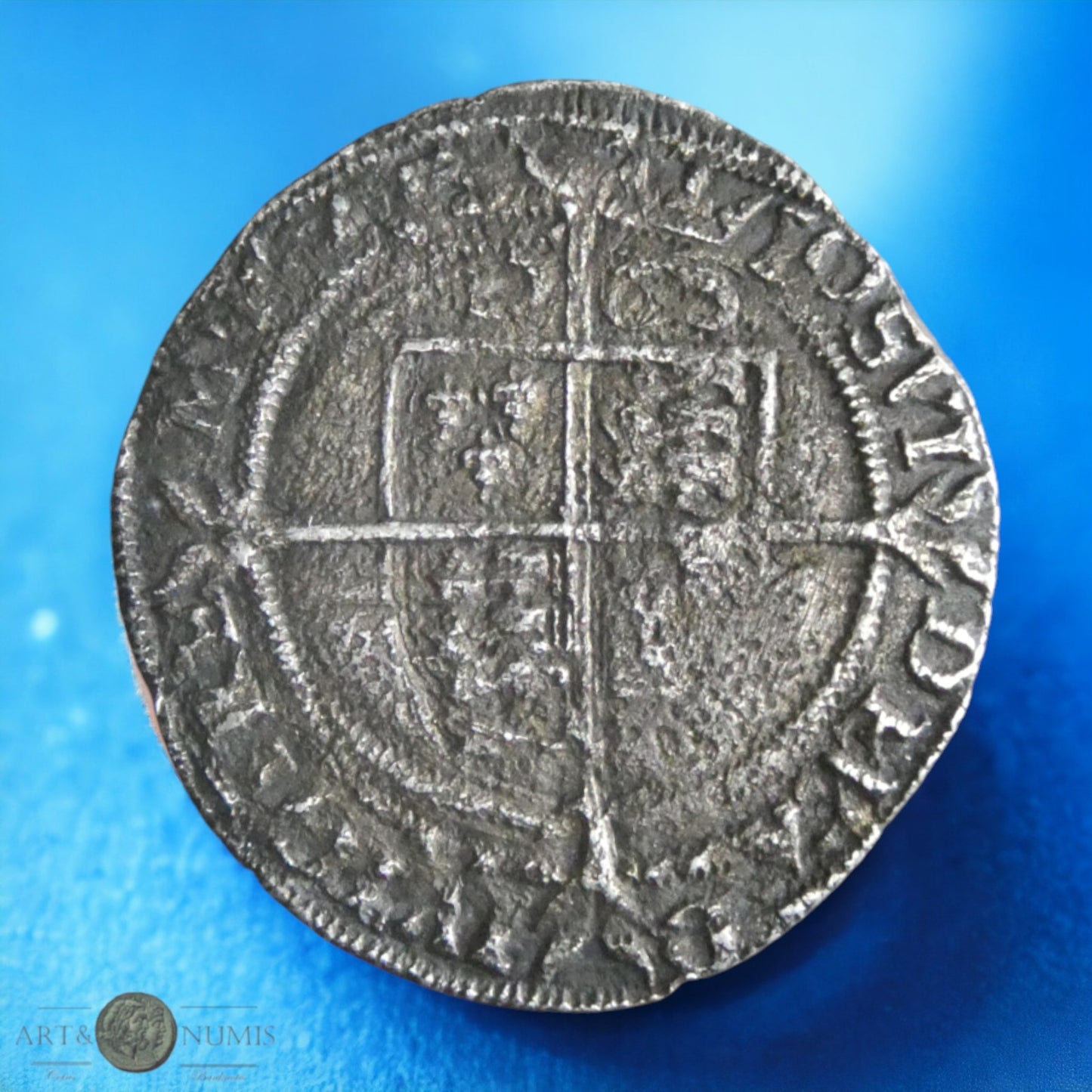 ANGLETERRE - Elizabeth I - Threepence 1569 taler bust S.2566