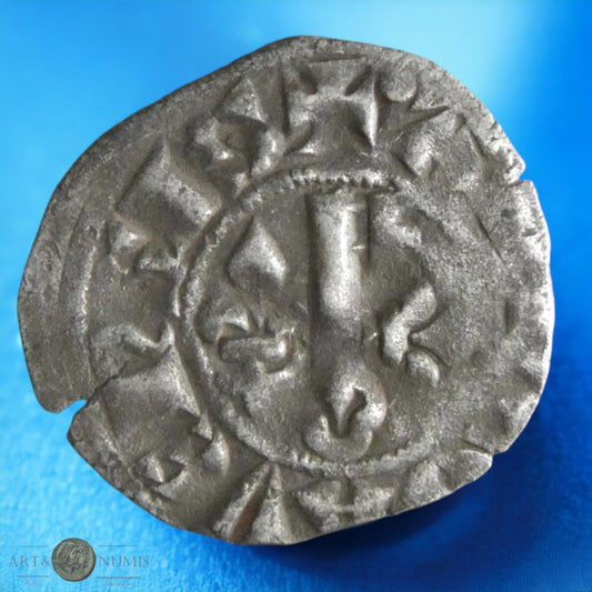 FRANCE - ANJOU - Charles III - Denier (1290-1325)