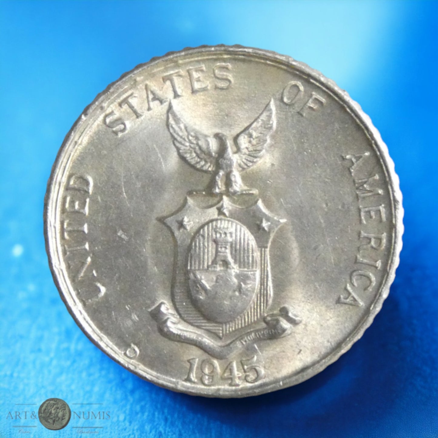 PHILIPPINES - 10 Centavos 1945 KM.181