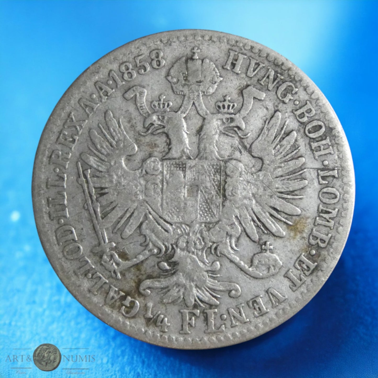 AUTRICHE - 1/4 Florin François-Joseph Ier 1858 A KM.2213