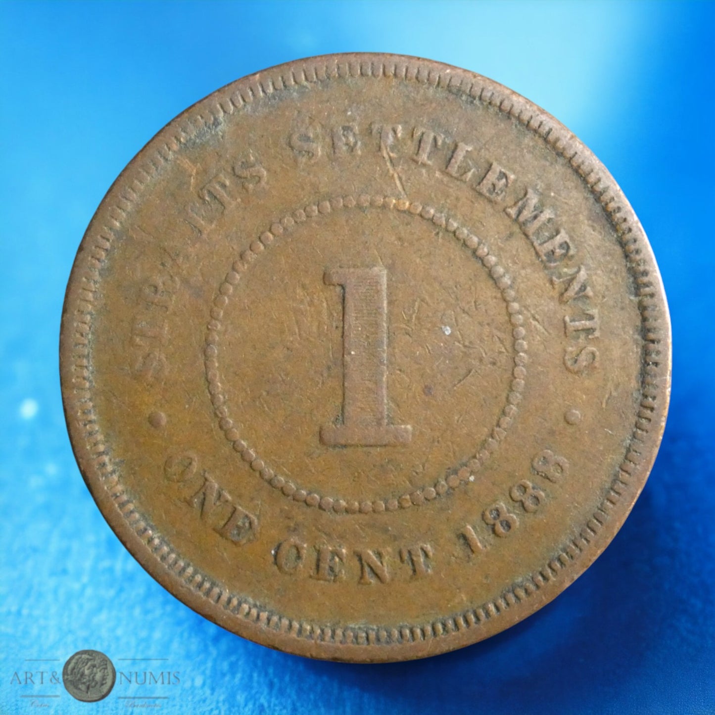 MALAISIE - STRAITS SETTLEMENTS - 1 Cent 1888 KM.16