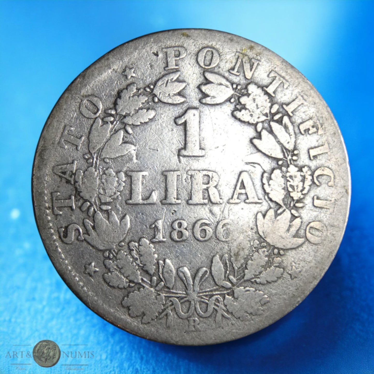 VATICAN - 1 Lira 1866 KM.1378