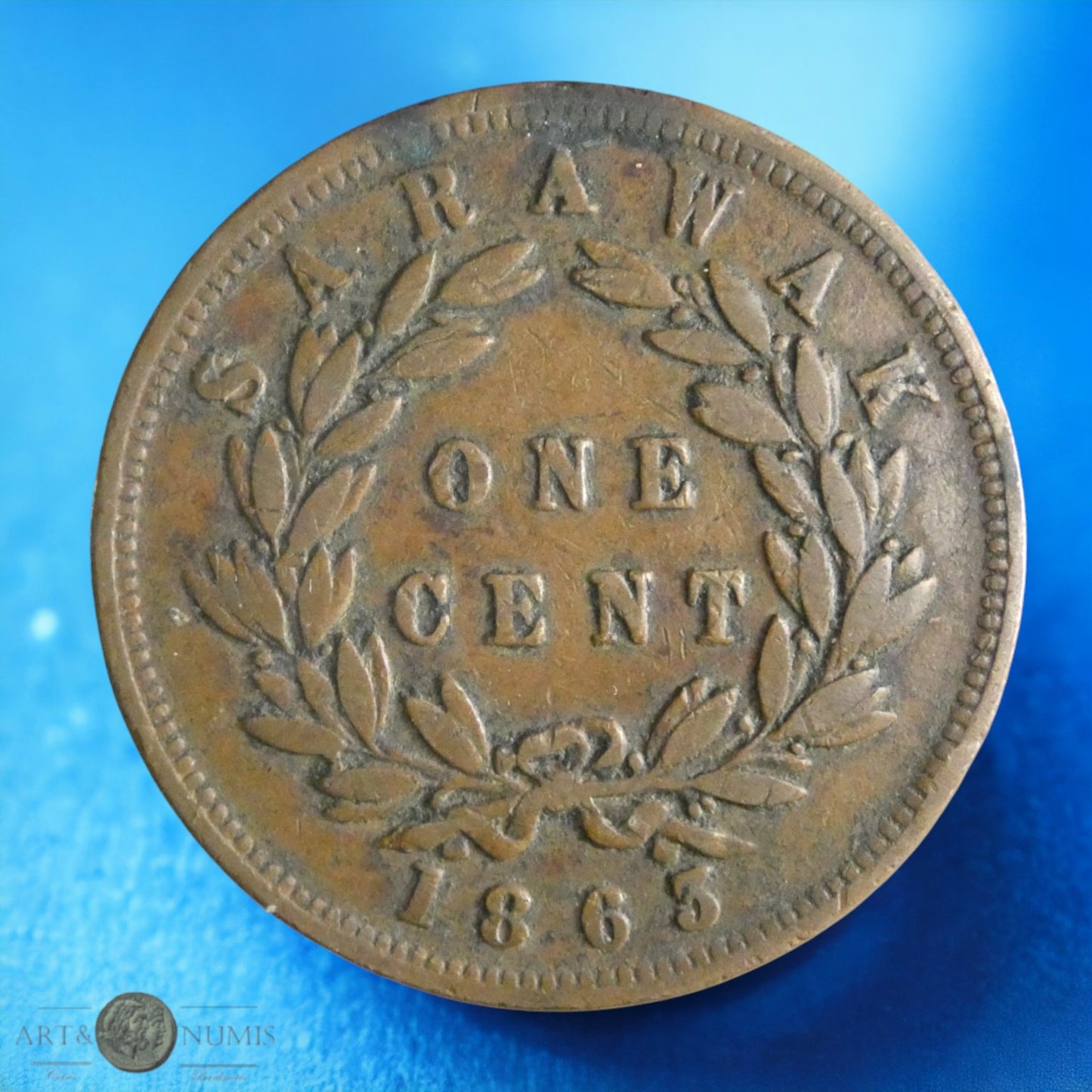 SARAWAK - 1 Cent 1863 KM.3