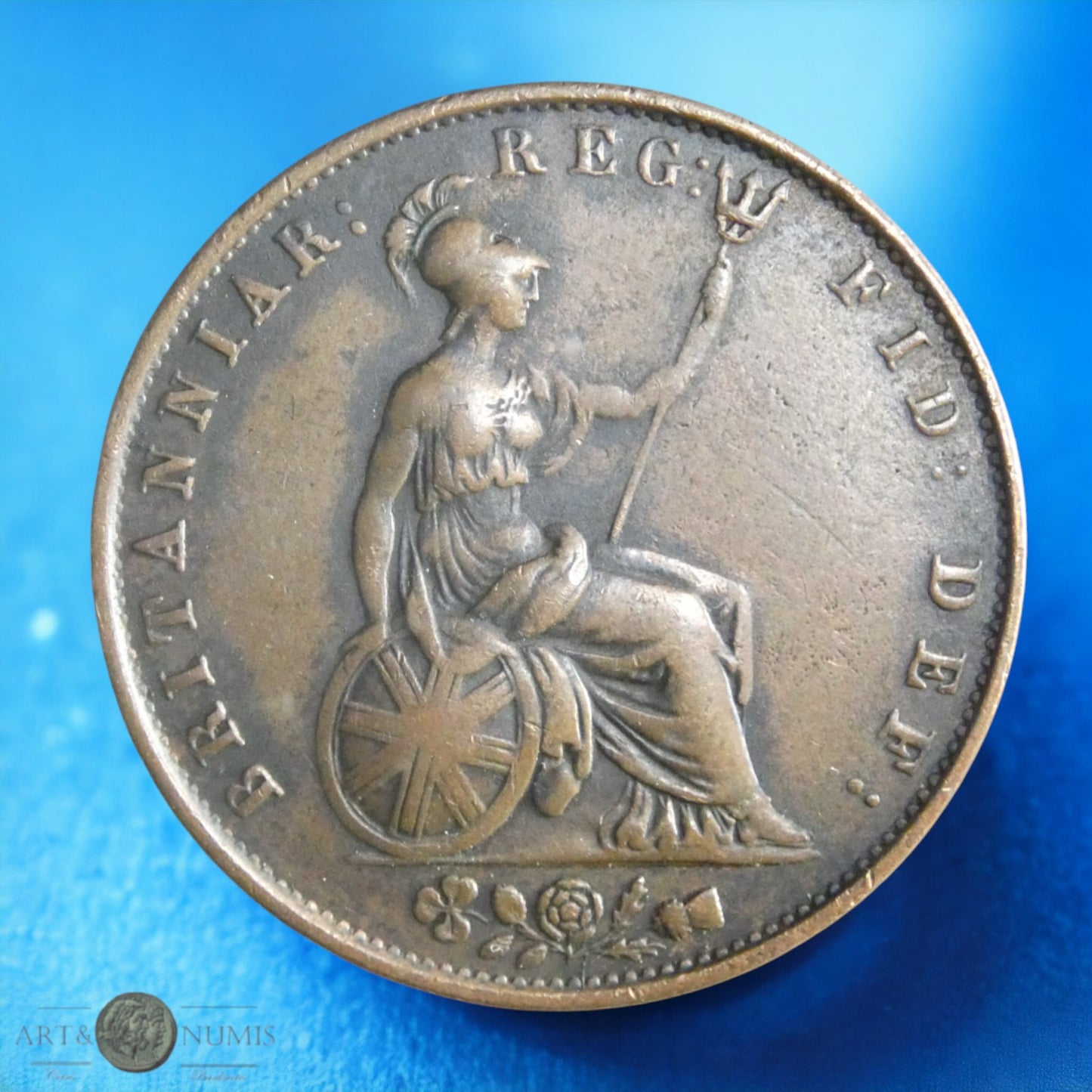 ROYAUME UNI - 1/2 Penny 1852 KM.726