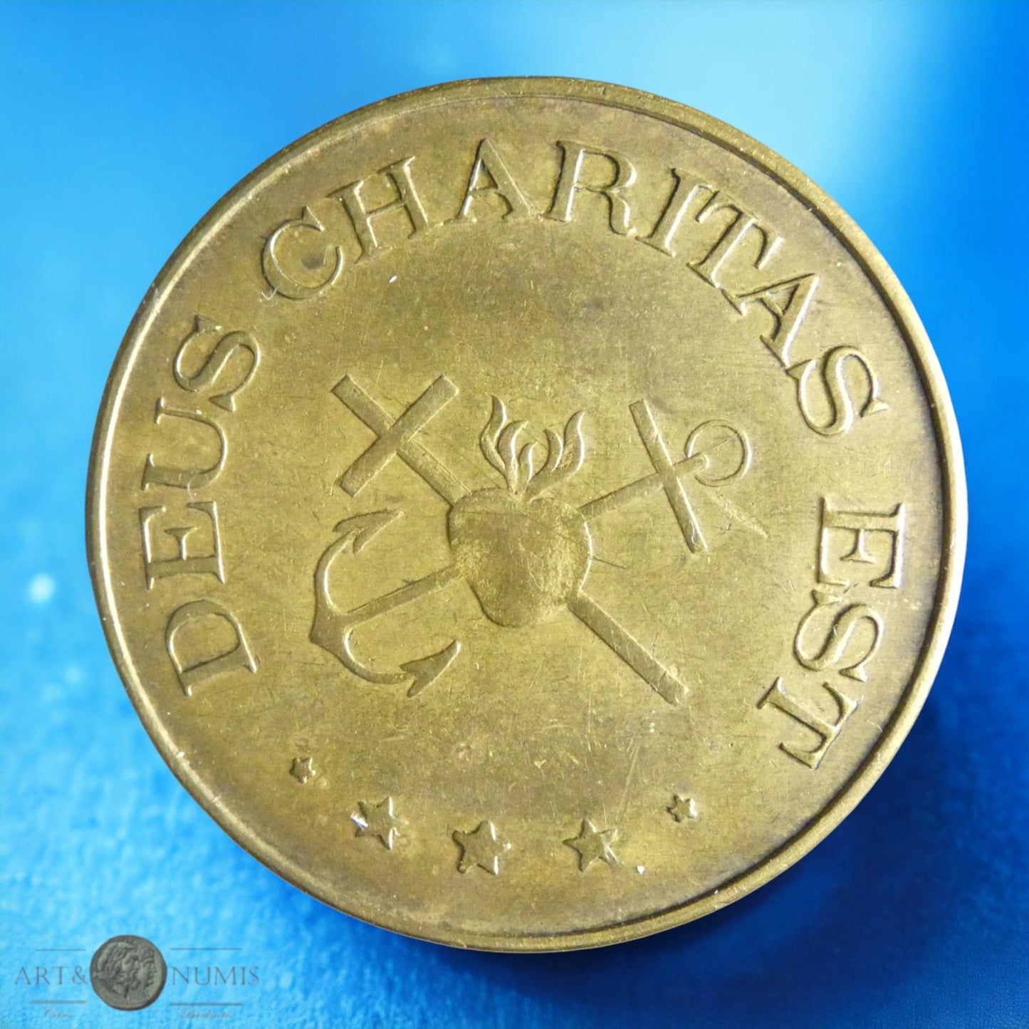 BELGIQUE - Jeton - Token - 2 Francs "Frères de la charité", Laiton