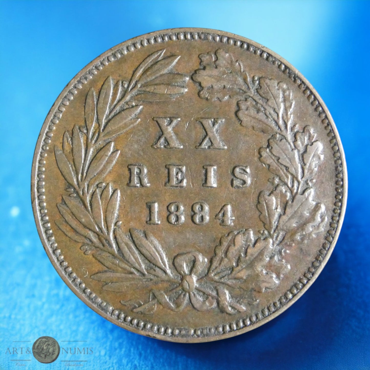 PORTUGAL - 20 Reis 1884 Luis Ier KM.527