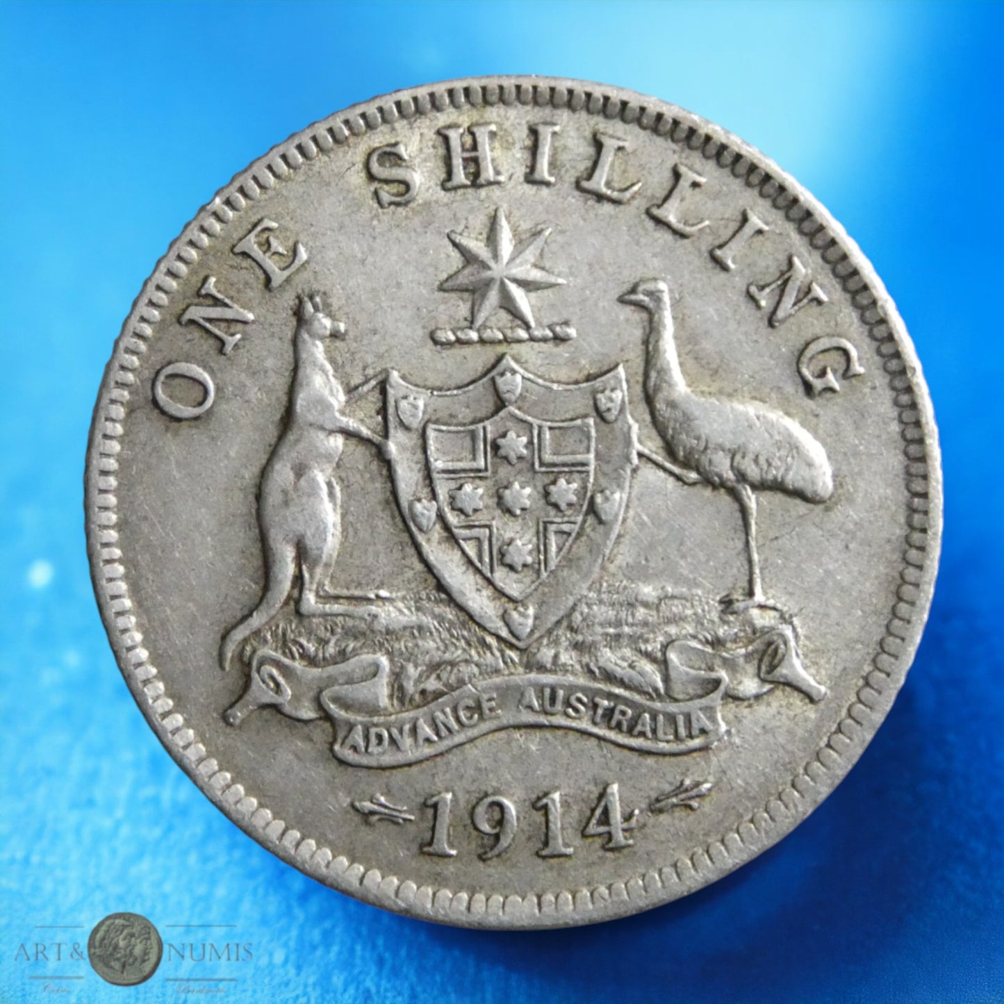 AUSTRALIE - 1 Shilling 1914 KM.26