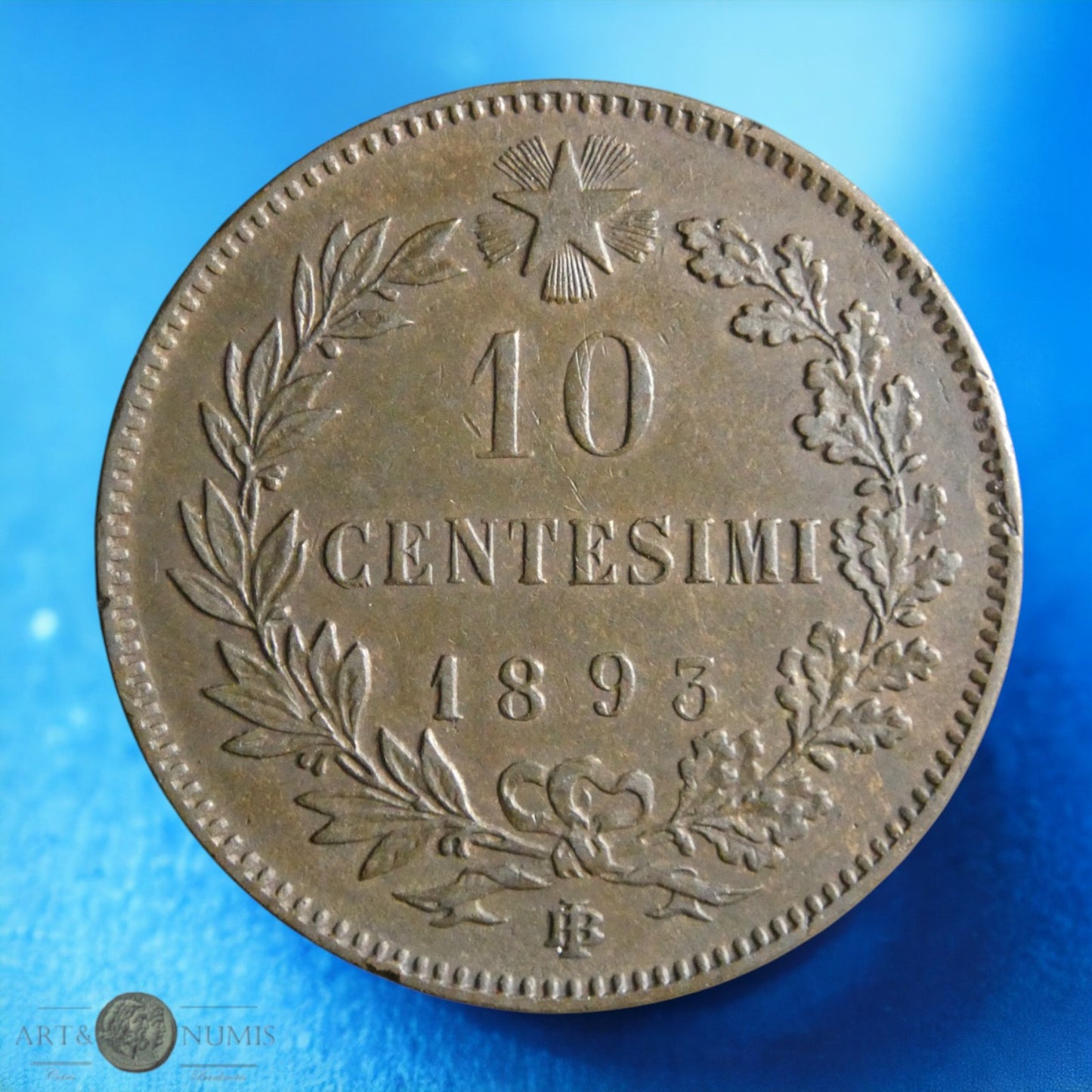 ITALIE - 10 Centesimi 1893 KM.27