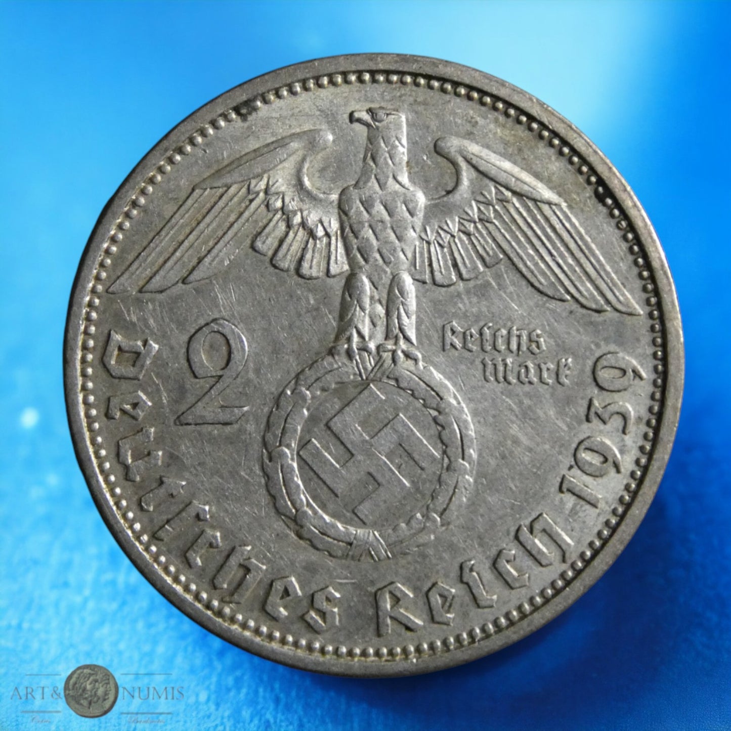 ALLEMAGNE - 2 Reichsmark 1939 Berlin KM.93