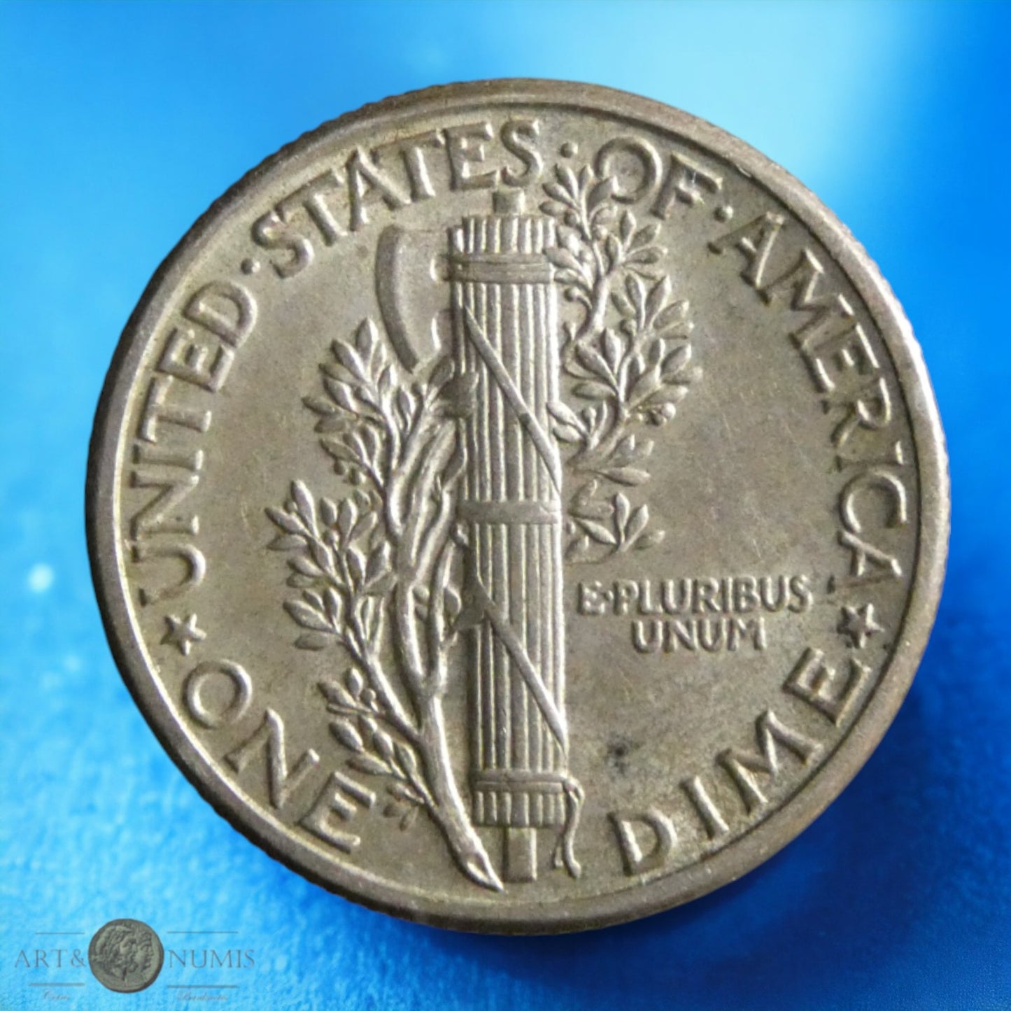 USA - 10 Cents "Mercury Dime" 1943 Philadelphie KM.140