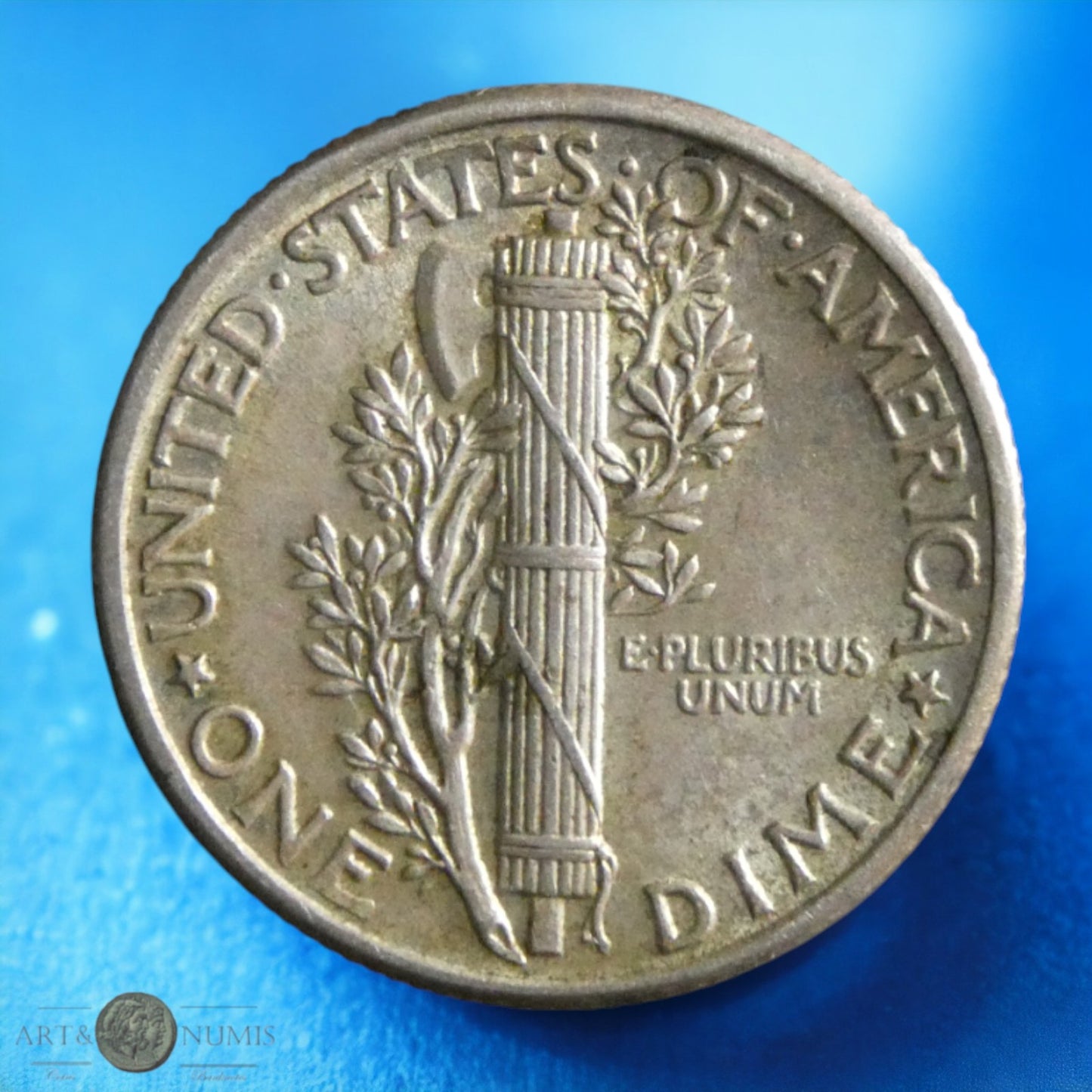 USA - 10 Cents "Mercury Dime" 1943 Philadelphie KM.140