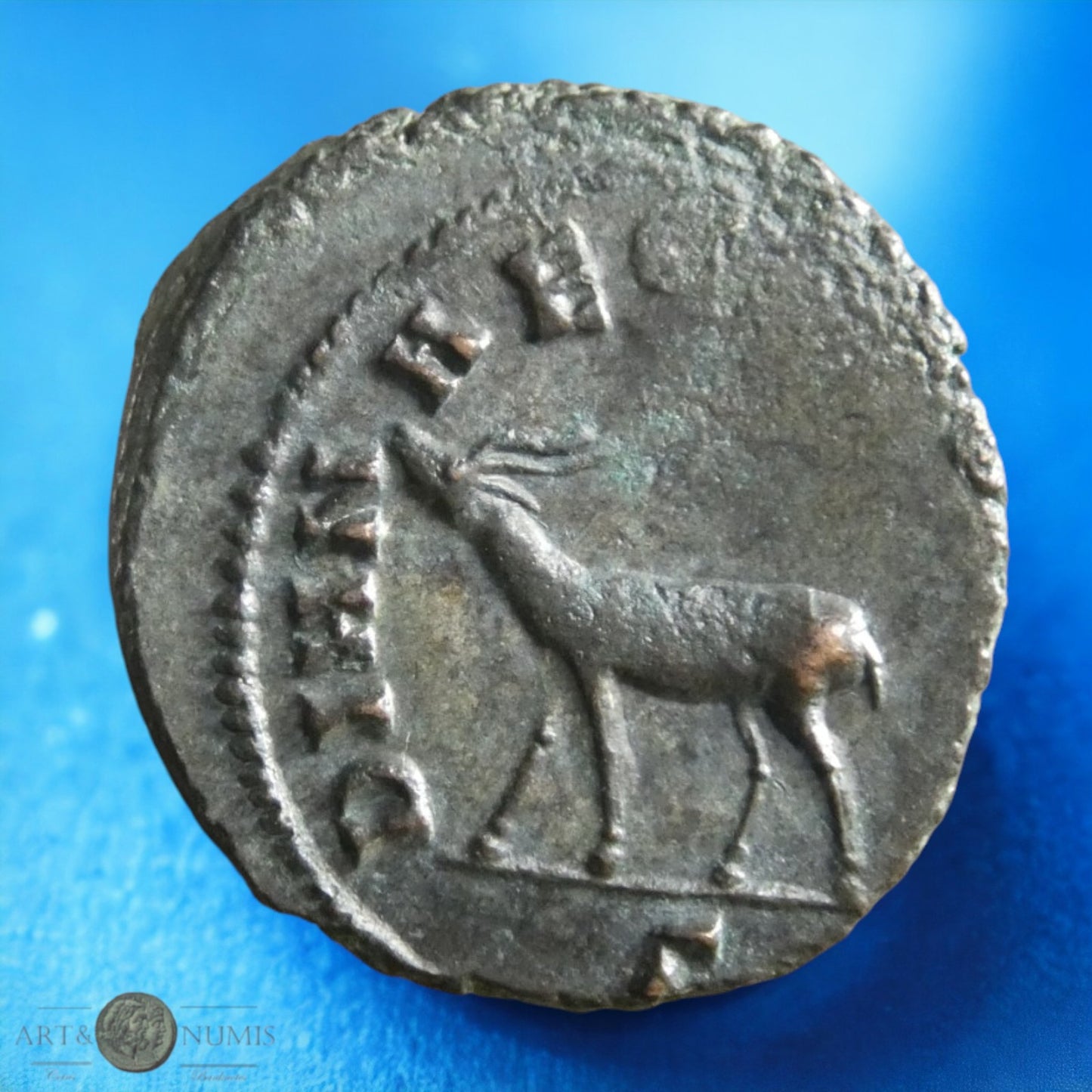 GALLIEN - GALLIENUS - Antoninien DIANAE CONS AV, Antilope, Rome, RIC.181