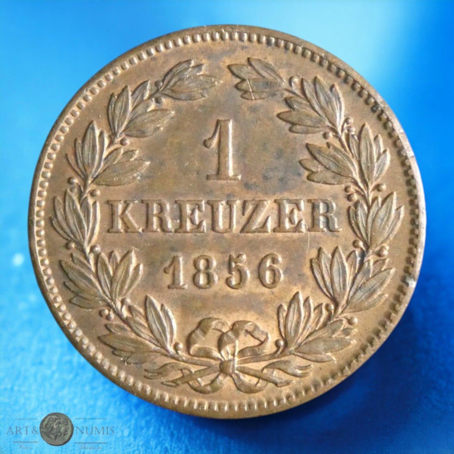 ALLEMAGNE - BADE - 1 Kreuzer 1856 KM.232