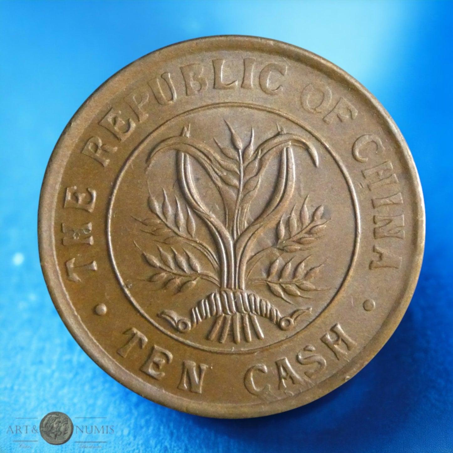 CHINE - 10 Cash 1920 KM.303.3