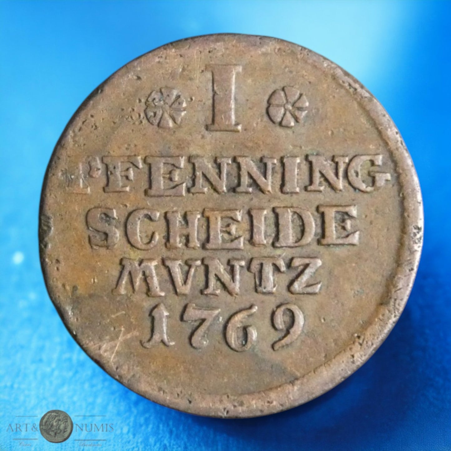 ALLEMAGNE - Braunschweig-Lunebourg - 1 Pfenning 1769 à "l'homme sauvage"