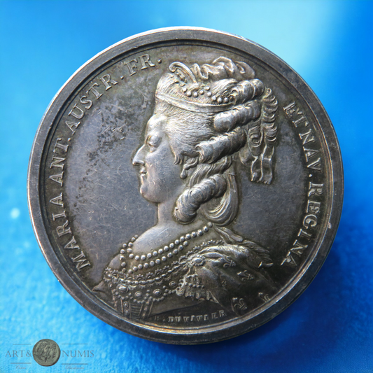 FRANCE - Médaille Louis XVI et Marie Antoinette par Divivier