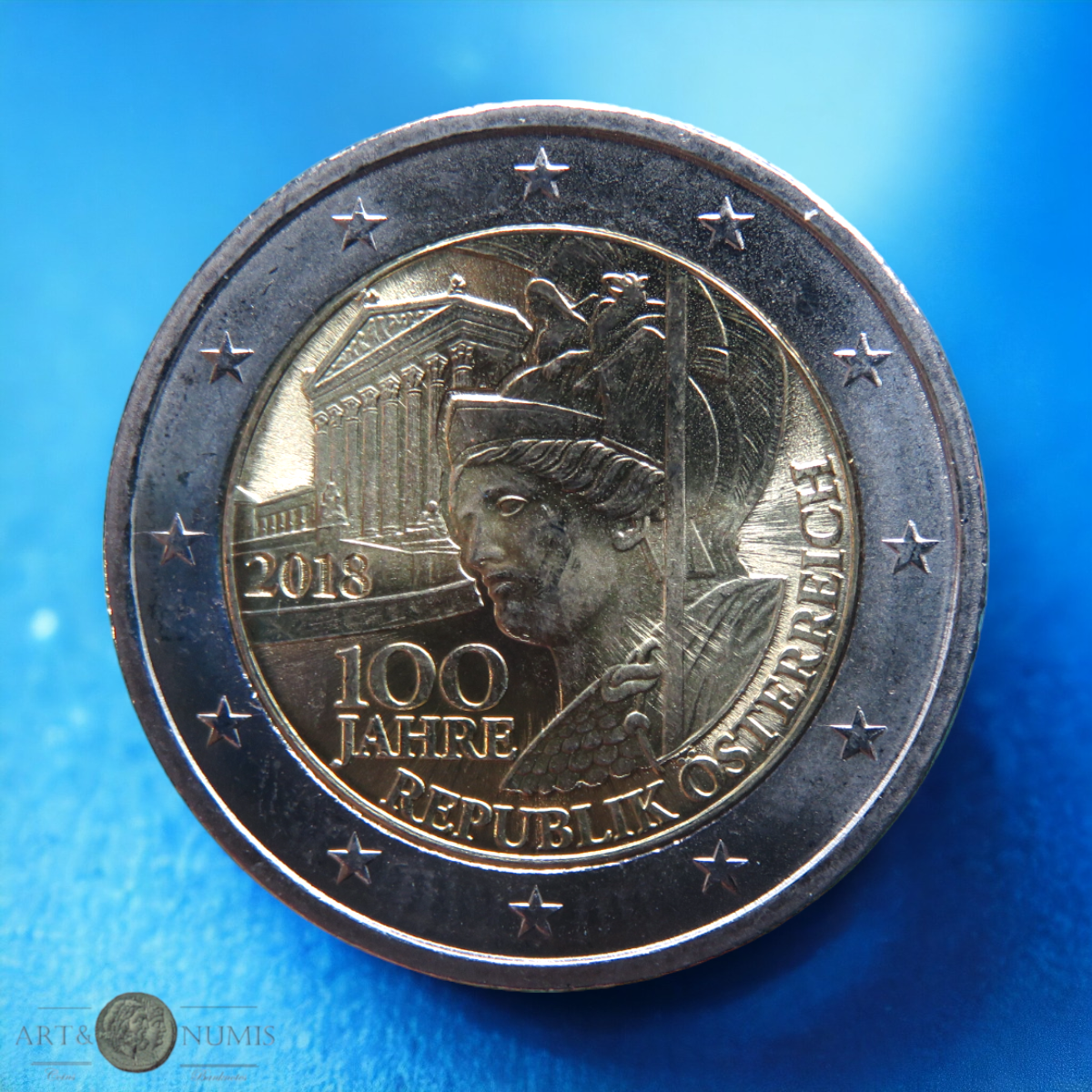 AUTRICHE - AUSTRIA - 2 euro 100e anniversaire République d'Autriche 2018