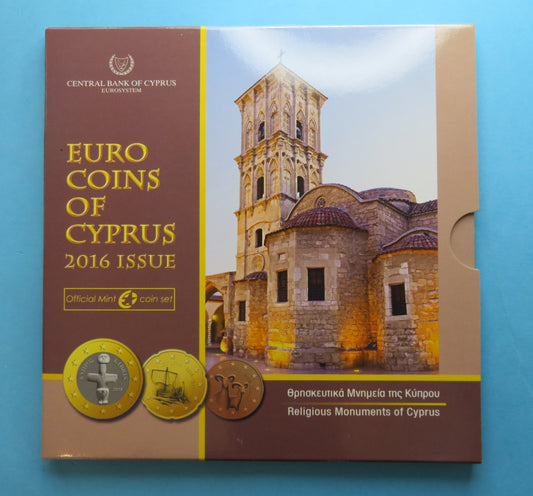 CHYPRE - CYPRUS - Euro coin set - série BU 2016
