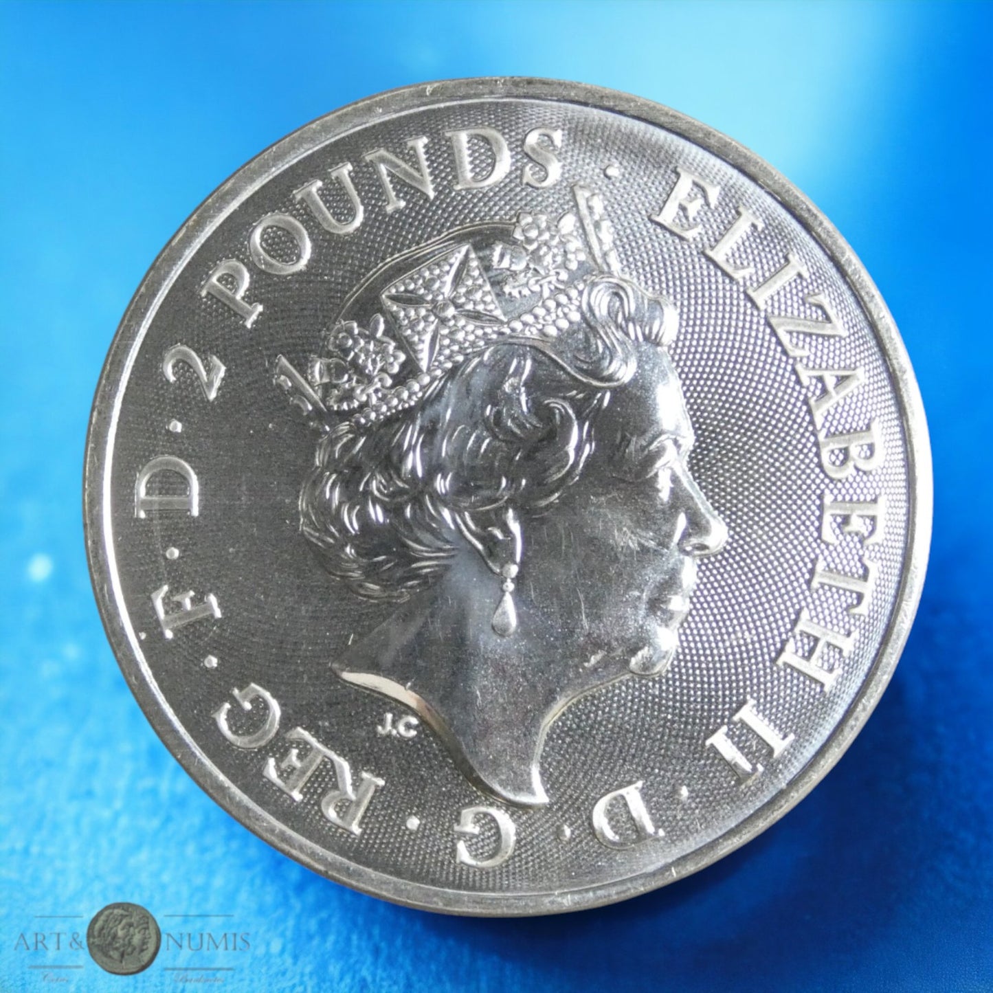 GRANDE BRETAGNE - 2 Pounds Robin Hood 2021 1 Once argent