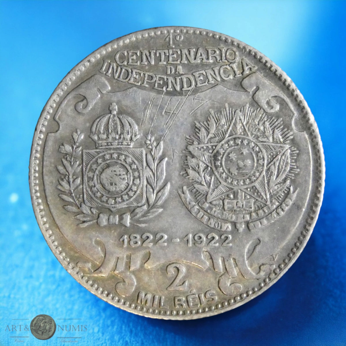BRESIL - 2000 Réis Centenaire de l'Indépendance 1922 KM.523