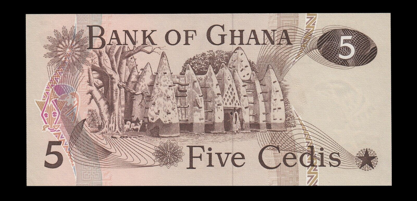 GHANA - 5 Cedis 1977 P.15b NEUF