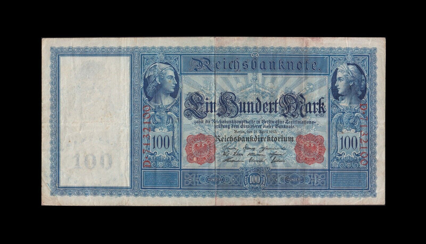 ALLEMAGNE - 100 Mark 1910 P.42 TTB