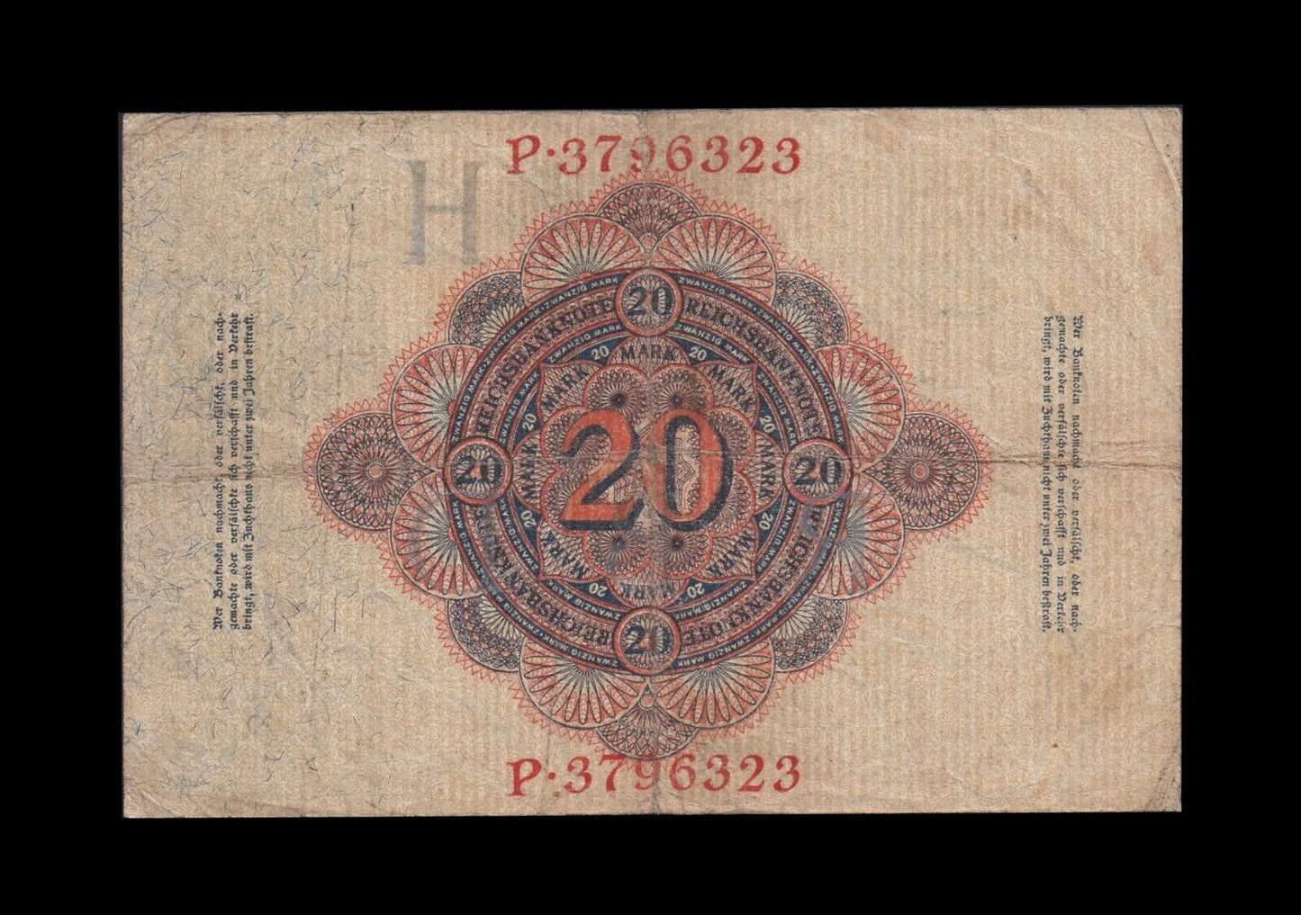 ALLEMAGNE - 20 Mark 1914 P.46b TB
